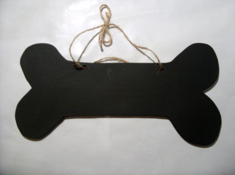 Dog Bone Shaped Black Chalkboard Dog Grooming Salon Kennel Sign pet supplies