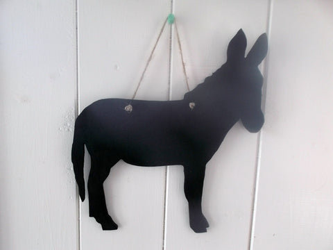 DONKEY shape chalk board Farm animal & pet handmade blackboard any shape