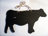 Cute PIG chalk board Farm animal & pet handmade blackboards any shape can be made to order - Tilly Bees