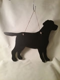 Labrador Dog Shaped Black Chalkboard Christmas Birthday gift present pet supplies - Tilly Bees