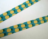 Lanyard - Pineapples on blue ribbon with safety breakaway and lobster clasp lanyard id or whistle holder - Tilly Bees