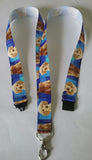 Cockerpoo Dog patterned ribbon Lanyard it has a safety breakaway fastener with swivel lobster clasp lanyard id or whistle holder - Tilly Bees