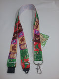Dinosaur ribbon lanyard with safety breakaway and lobster clasp lanyard ID holder great gifts for students - Tilly Bees