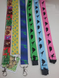 Dinosaur ribbon lanyard with safety breakaway and lobster clasp lanyard ID holder great gifts for students - Tilly Bees