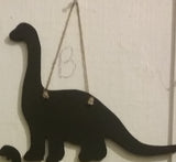 Dinosaur shaped chalkboard Blackboard unique gift handmade memo board you choose which one - Tilly Bees