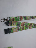 Lots of POINTER dogs ribbon Lanyard with safety breakaway fastener & swivel lobster clasp lanyard ID holder whistle holder - Tilly Bees