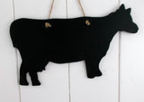 BULL shaped chalkboard Farm animal handmade blackboards any shape can be made to order - Tilly Bees
