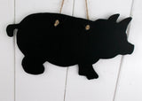 DAIRY COW shaped chalkboard Farm animal & pet handmade blackboards milk sign memo board - Tilly Bees