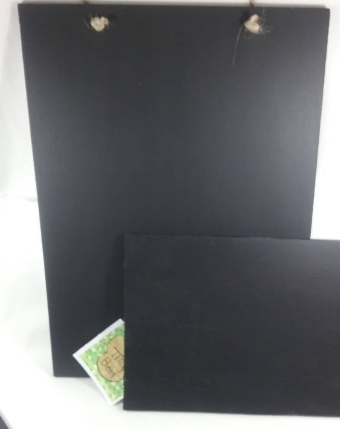 Choice of A3 A4 or A5 size oblong shaped Chalkboard sign shop cafe menu memo board wedding prop party supplies