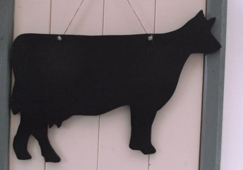 DAIRY COW shaped chalk boards Farm animal & pet Pig Sheep Butchers shop pet supplies 18 x 13 inch
