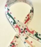 Dachshund patterned ribbon 7/8th wide 22mm Coloured cartoon weiner dachs daxie ribbon - Tilly Bees