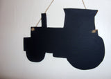 DIGGER / TRACTOR shaped chalk board blackboard farm farming unique shapes message notice signs - Tilly Bees