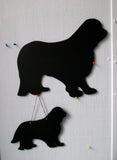 Cavalier King Charles Spaniel Dog Shaped Blackboard Chalk board unique handmade gift - Tilly Bees
