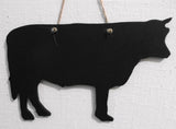DAIRY COW shaped chalk boards Farm animal & pet Pig Sheep Butchers shop pet supplies 18 x 13 inch - Tilly Bees