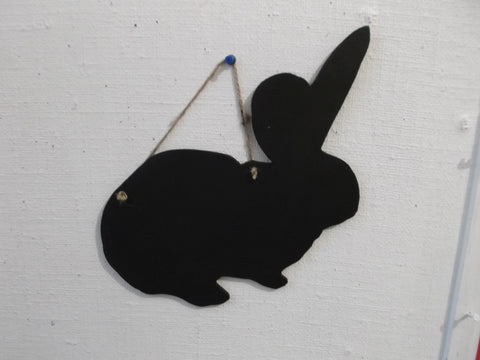 Giant Australian Rabbit Shaped Chalk board Blackboard Memo message board small pet owners gift