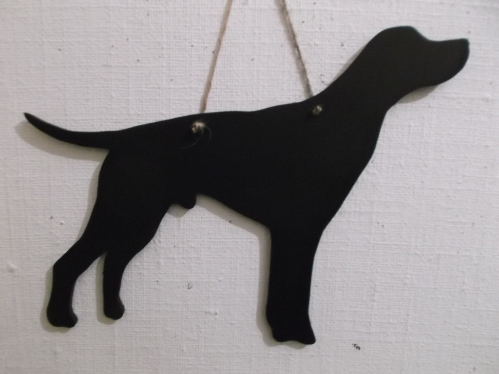 POINTER English Short Coated Pointer Dog Shaped Chalk board Blackboard - Tilly Bees