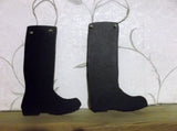 Welly Wellington chalkboard lady ladies boot farm farming unique memo message Toilet door sign - Tilly Bees