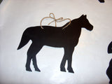 Pony Horse Shaped Chalk Board pet supplies pony equestrain tack room stable door signs - Tilly Bees