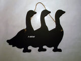POULTRY shaped chalk boards CHICKEN COCKBIRD HEN DUCK DUCKLING GOOSE GOSLING - Tilly Bees
