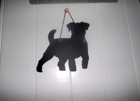 Terrier puppy Dog Shaped Black Chalkboard Christmas Birthday gift present pet supplies