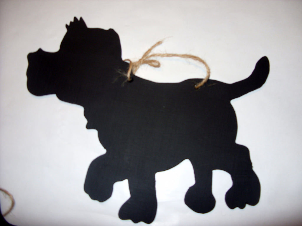 CUTE PET DOG shaped chalk boards Dog pet supplies - Tilly Bees