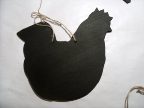 Chicken Hen shaped chalk board black board kitchen memo notice message board